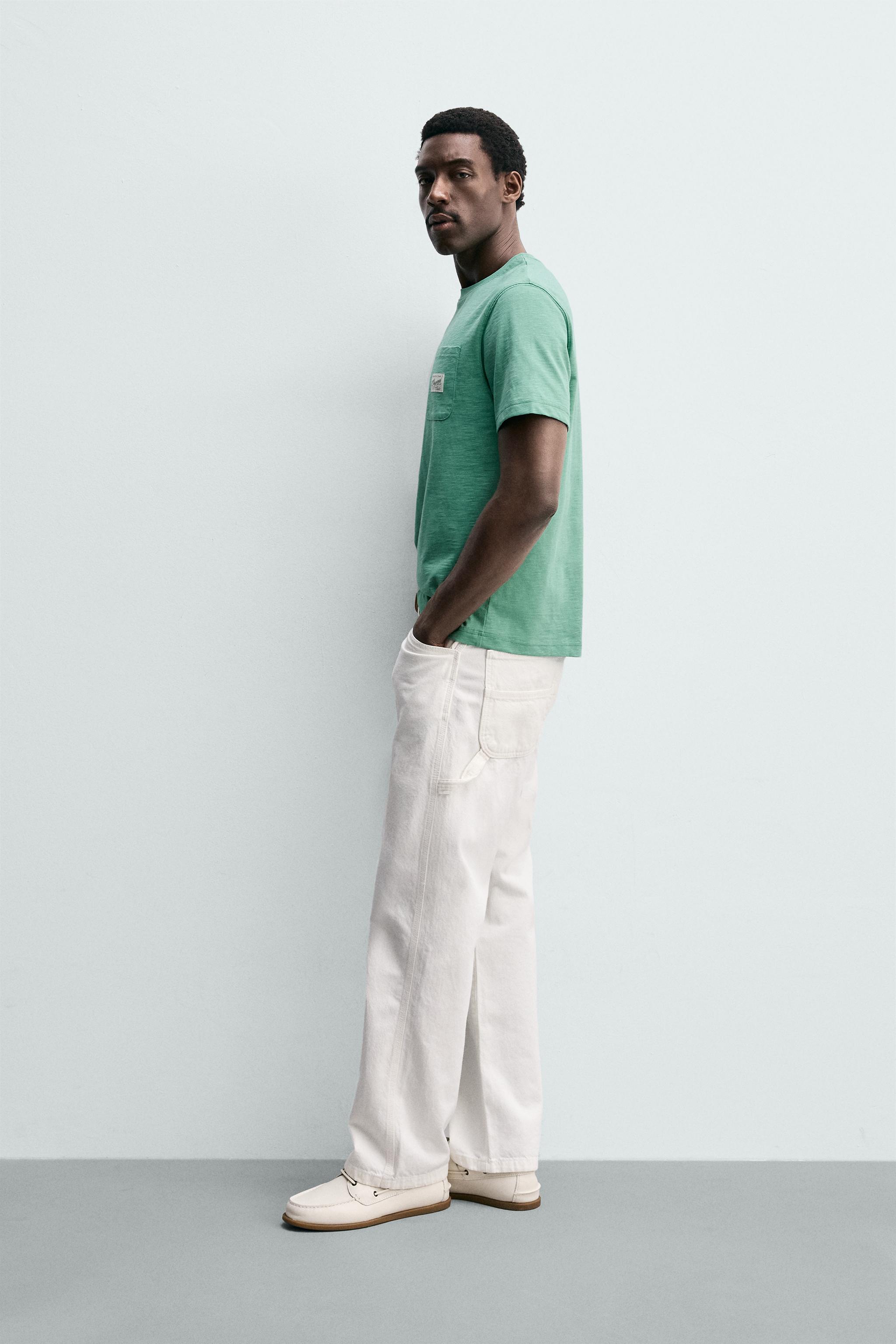 REGULAR FIT PATCH POCKET T-SHIRT
